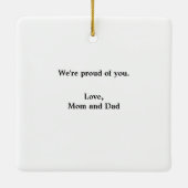 Weiße und blaue Ornamente (Rückseite)