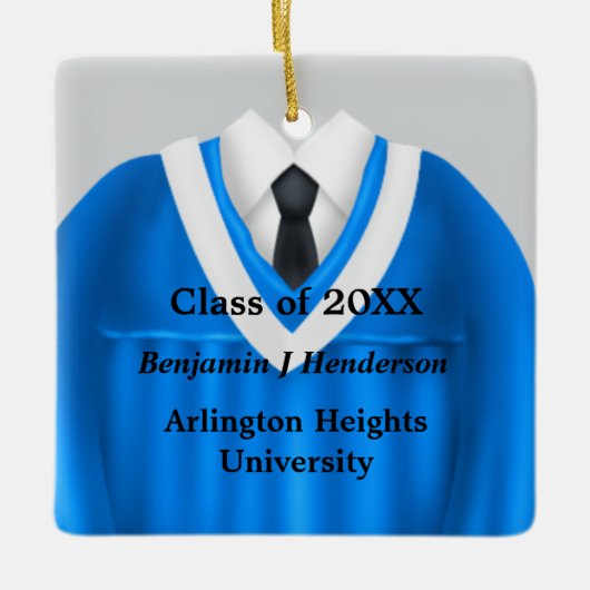 Weiße und blaue Ornamente (Vorderseite)