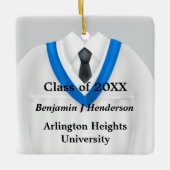 Weiße und blaue Ornamente von Weiß und Weiß (Vorderseite)