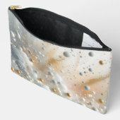 Weiße und blaue Wirbel Milchstraße Zubehörtasche (Offen)