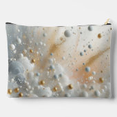 Weiße und blaue Wirbel Milchstraße Zubehörtasche (Rückseite)