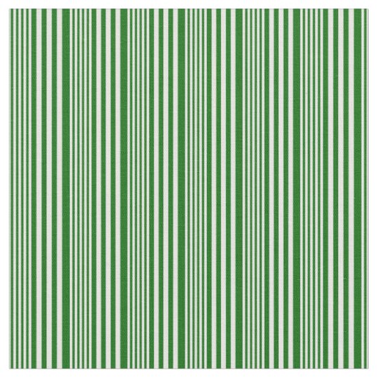 Weiße und dunkelgrüne Streifen/geflochtenes Muster Stoff (Nahaufnahme)