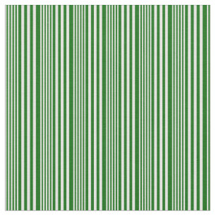 Weiße und dunkelgrüne Streifen-/Seitenmuster Stoff