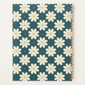 Weiße und gelbe Blume Planer (Rückseite)