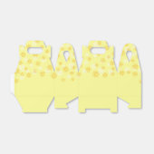 Weiße und gelbe Blumen auf Pastellgelb Geschenkschachtel (Ungefaltet)