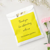 weiße und gelbe Gefälligkeitstasche  Geschenktütchen (Versiegelt)