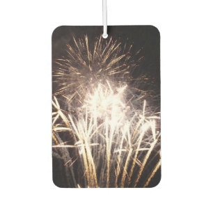Weiße und goldene Feuerwerke I Patriotische Feier Autolufterfrischer