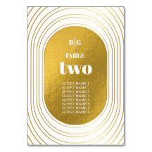 Weiße und goldene moderne Minimalistische Arch-Hoc