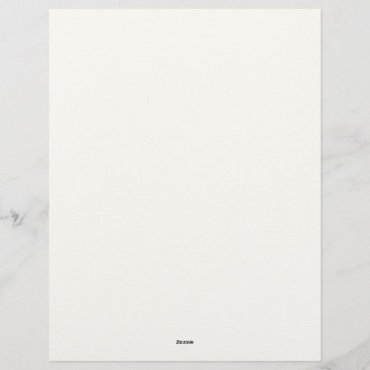 Weiße und graue Blumengrenze Briefbogen (Rückseite)