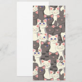 Weiße und graue Katzen (Vorne/Hinten)