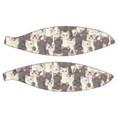 Weiße und graue Katzen Basketball (Panele)