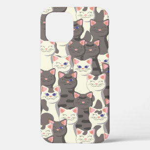 Weiße und graue Katzen Case-Mate iPhone Hülle