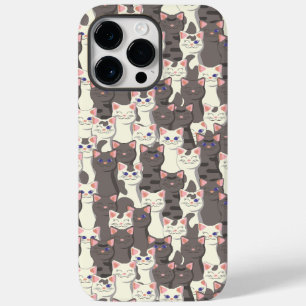 Weiße und graue Katzen Case-Mate iPhone 14 Pro Max Hülle