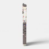 Weiße und graue Katzen Case-Mate iPhone Hülle (Rückseite / Links)