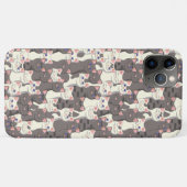 Weiße und graue Katzen Case-Mate iPhone Hülle (Rückseite (Horizontal))