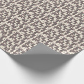 Weiße und graue Katzen Geschenkpapier (Ecke)