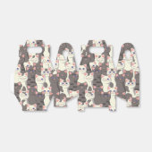 Weiße und graue Katzen Geschenkschachtel (Ungefaltet)