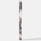 Weiße und graue Katzen iPhone Hülle (Rechte Seite)