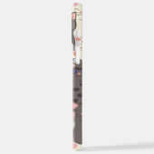 Weiße und graue Katzen iPhone Hülle (Linke Seite)