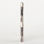 Weiße und graue Katzen iPhone Hülle (Rechte Seite)