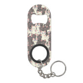 Weiße und graue Katzen Mini Flaschenöffner (Rückseite)