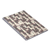 Weiße und graue Katzen Notizblock (Rechte Seite)