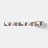 Weiße und graue Katzen Ripsband (Vorderseite)