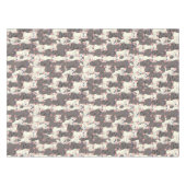 Weiße und graue Katzen Tischdecke (Vorderseite (Horizontal))