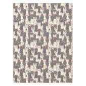 Weiße und graue Katzen Tischdecke (Vorderseite)