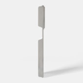 Weiße und graue Marmorfläche iPhone Hülle (Rechte Seite)