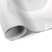 Weiße und graue optische Täuschung Geschenkpapier (Rolleneckpunkt)