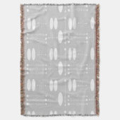 Weiße und graue Ovale und Kreise des mittleren Jah Decke (Vorderseite Vertikal)