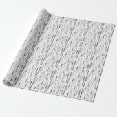 Weiße und graue Rechtecke Geschenkpapier (Ungerollt)