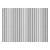 Weiße und graue Streifen Tischdecke (Vorderseite (Horizontal))