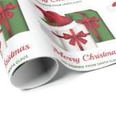 Weiße und grüne Geschenkboxen mit benutzerdefinier Geschenkpapier (Rolleneckpunkt)