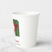 Weiße und grüne Geschenkboxen mit benutzerdefinier Pappbecher (Links)