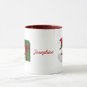 Weiße und grüne Geschenkboxen mit Individuelle Nam Tasse (Zentrum)