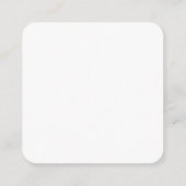 Weiße und grüne Hochzeits-RSVP-Qr-Code Begleitkarte (Rückseite)