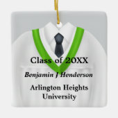 Weiße und grüne Ornamente von Weiß und Grau (Vorderseite)