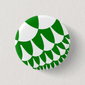 Weiße und grüne Skalen Button (Vorderseite)