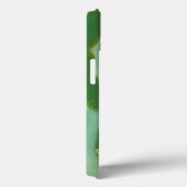Weiße und grüne Steinstruktur Case-Mate iPhone Hülle (Rückseite / Rechts)