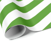 Weiße und grüne Streifen Geschenkpapier (Rolleneckpunkt)