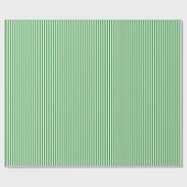 Weiße und grüne Streifen Geschenkpapier (Flach)