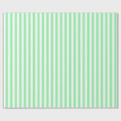 Weiße und grüne Streifen Geschenkpapier (Flach)