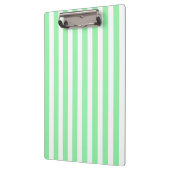 Weiße und grüne Streifen Klemmbrett (Links)