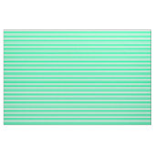 Weiße und grüne Streifen/Linienmuster Stoff (Yard (91,4 cm))