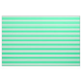 Weiße und grüne Streifen/Linienmuster Stoff (Fat Quarter (45,7 x 55,9 cm))