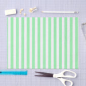 Weiße und grüne Streifen Seidenpapier (Handwerk)