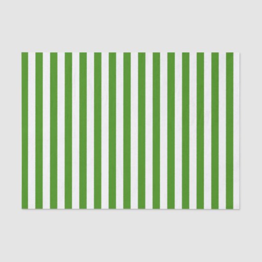 Weiße und grüne Streifen Seidenpapier (Vorderseite)