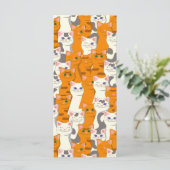 Weiße und Ingwer Katzen Muster grüne Augen blaue A (Stehend Vorderseite)